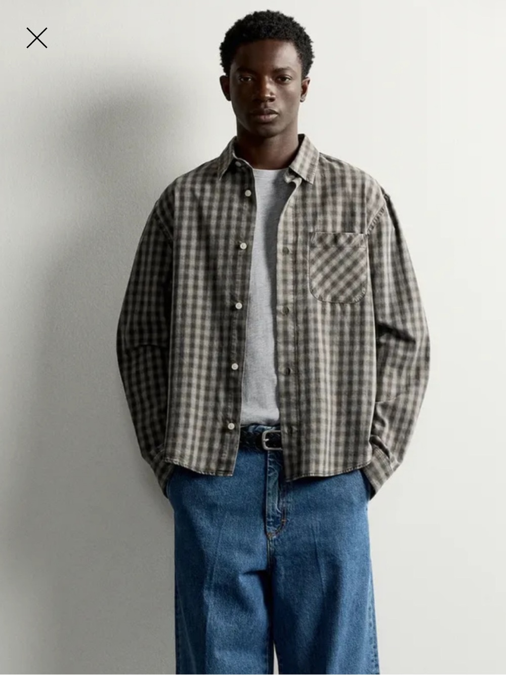 NWT Zara Men's Checked Shirt